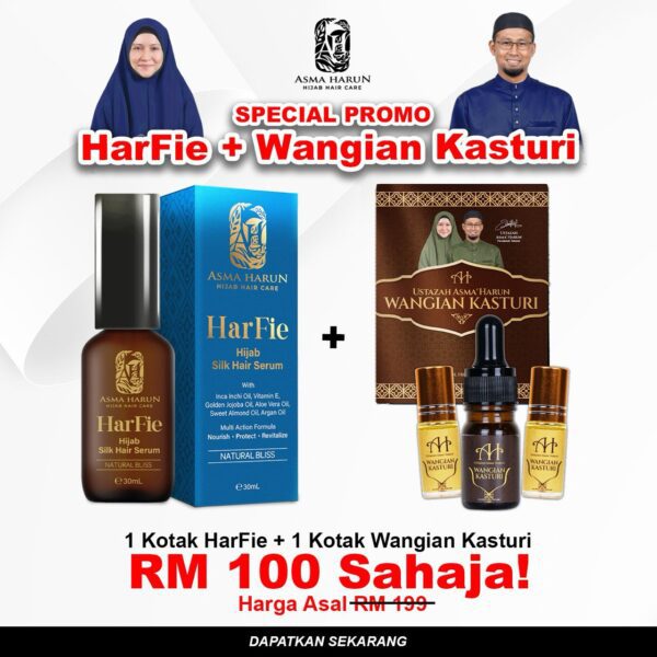 COMBO KK + HARFIE - 1 BOTOL HARFIE + 1 KOTAK KK